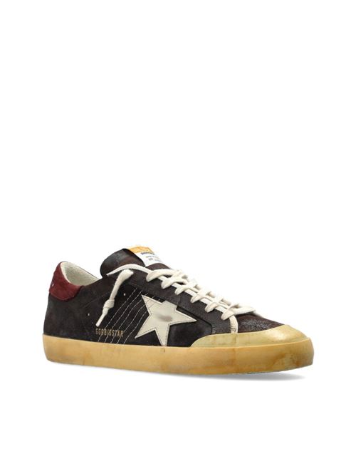 Sneaker Super Star in waxed suede GOLDEN GOOSE | GMF00107F00337555493